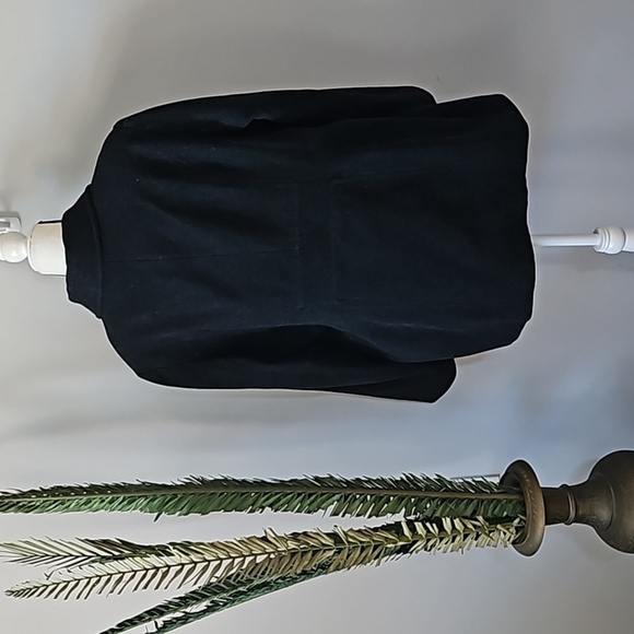 London Fog Wool Blend Black Pea Coat - Picture 2 of 12